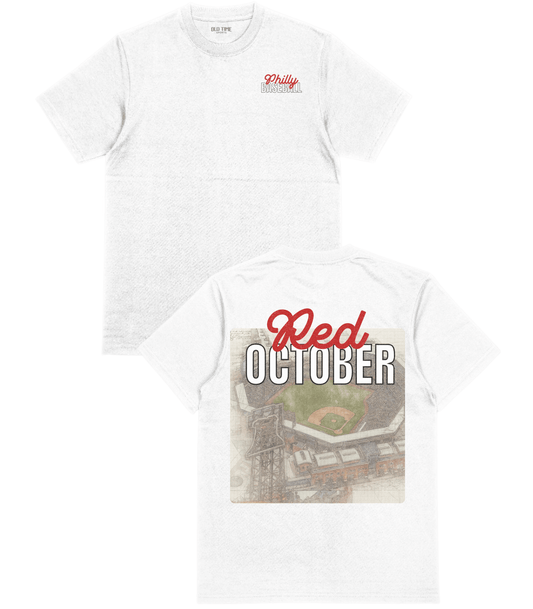 Philly Red October T-Shirt - Old Time Sports