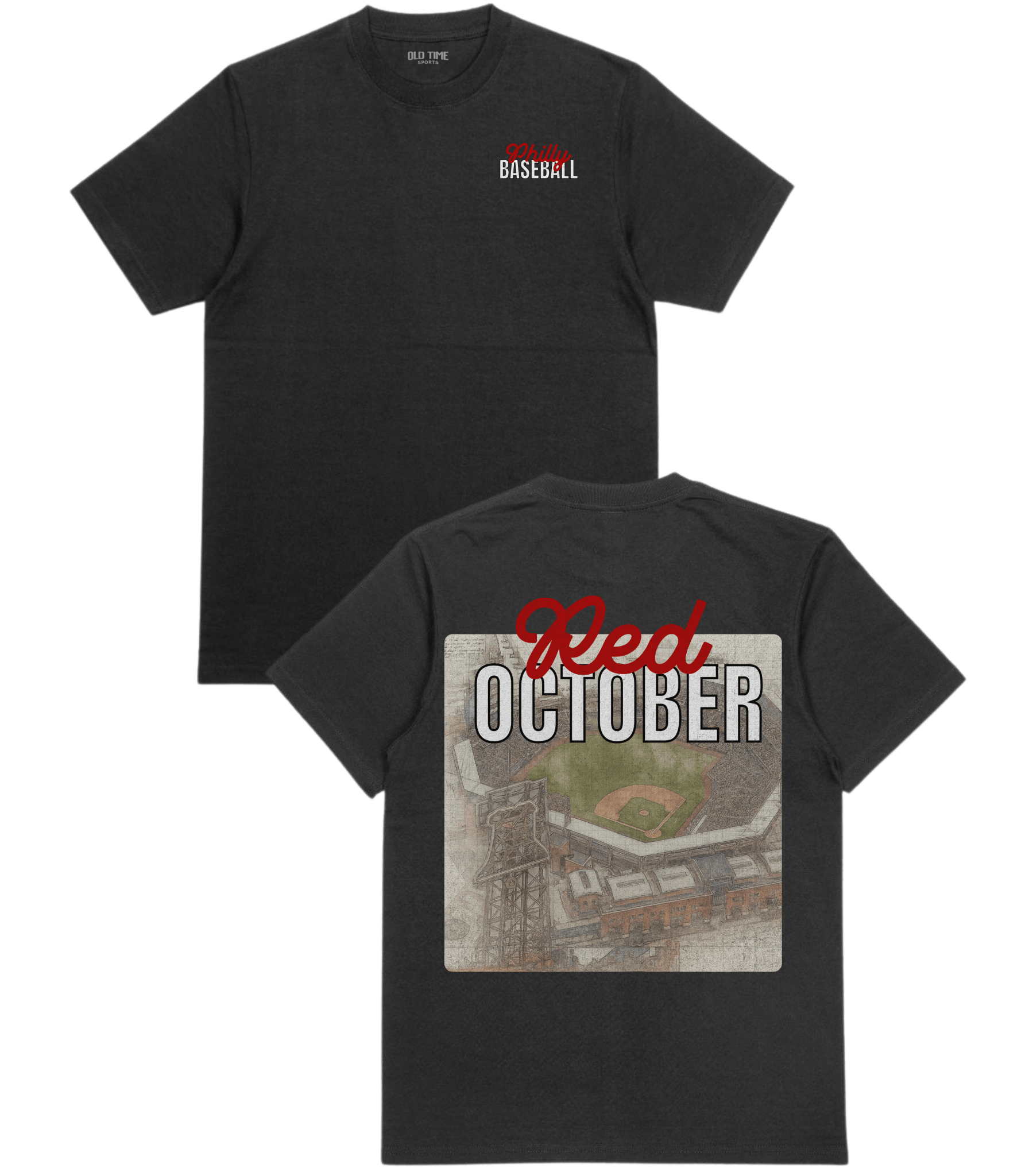 Philly Red October T-Shirt - Old Time Sports