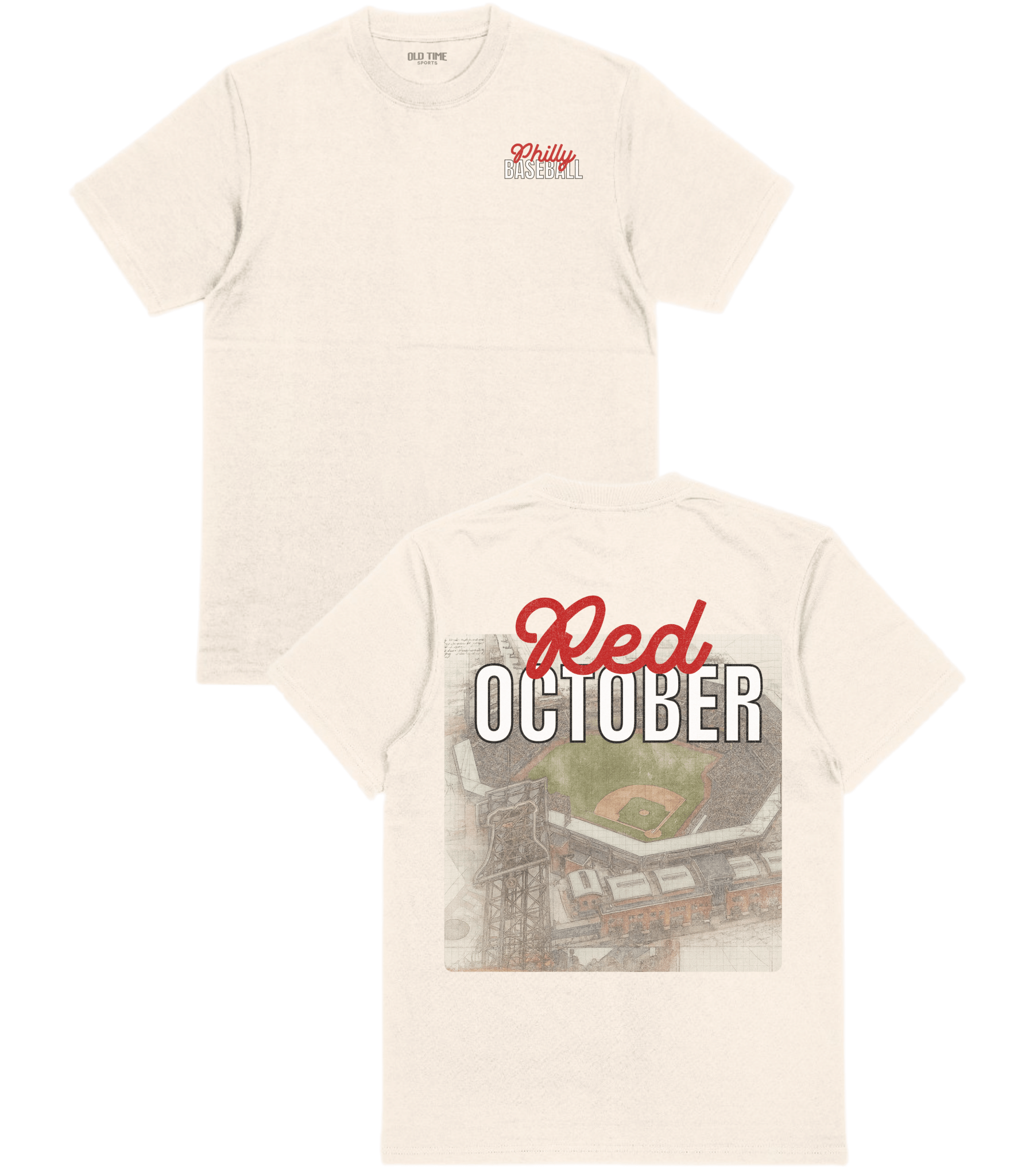 Philly Red October T-Shirt - Old Time Sports