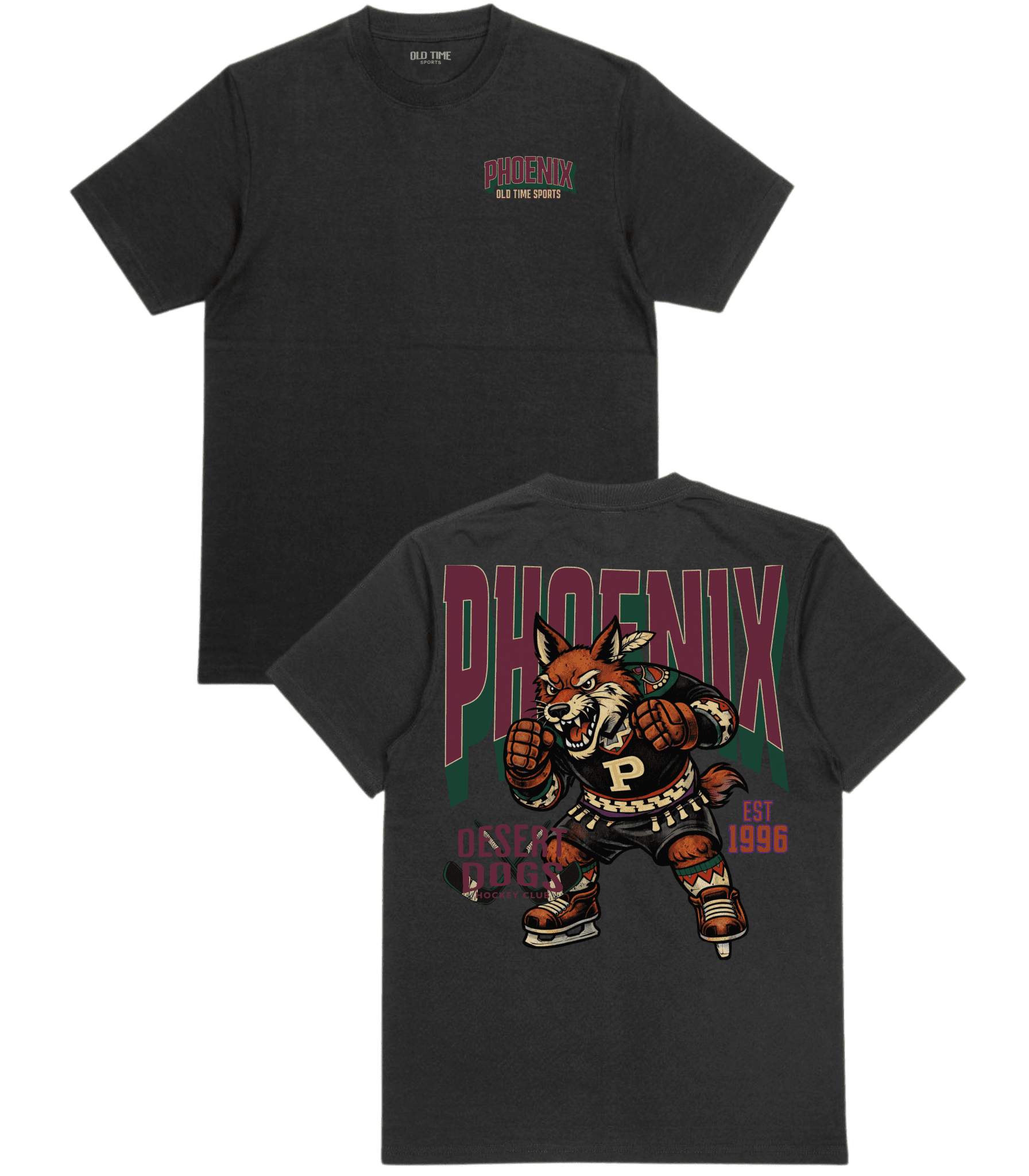 Phoenix "Desert Dogs" Hockey v1 T-Shirt - Old Time Sports