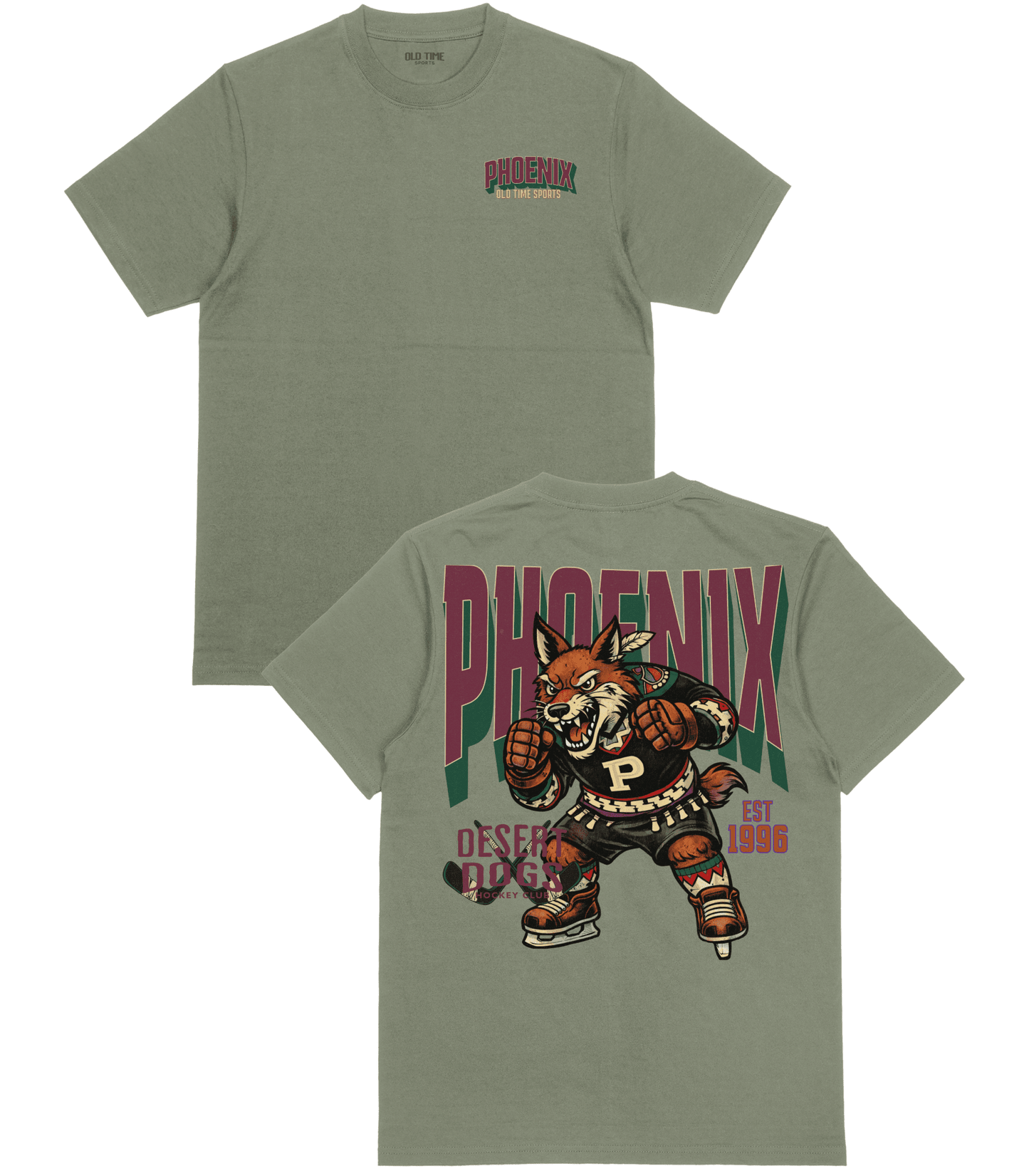 Phoenix "Desert Dogs" Hockey v1 T-Shirt - Old Time Sports
