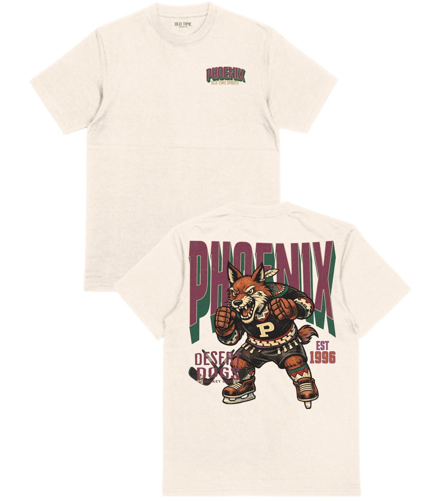 Phoenix "Desert Dogs" Hockey v1 T-Shirt - Old Time Sports