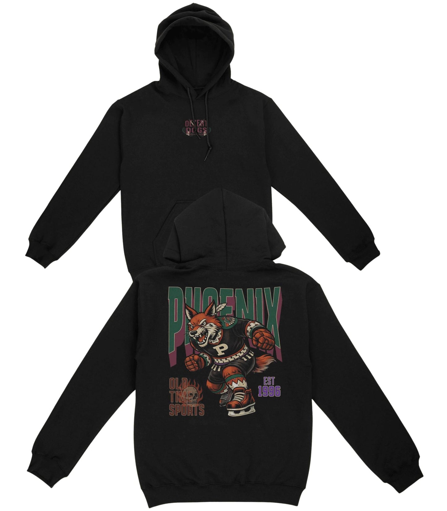 Phoenix "Desert Dogs" Hockey v2 Basic Hoodie