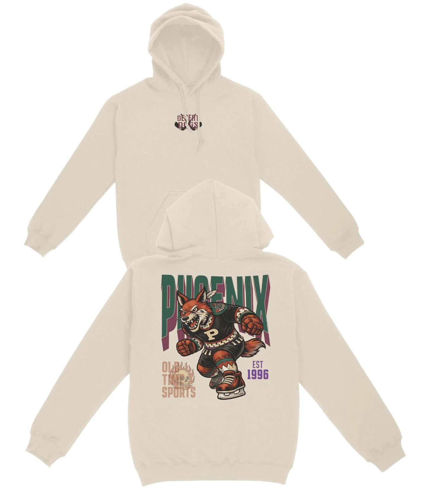 Phoenix "Desert Dogs" Hockey v2 Basic Hoodie