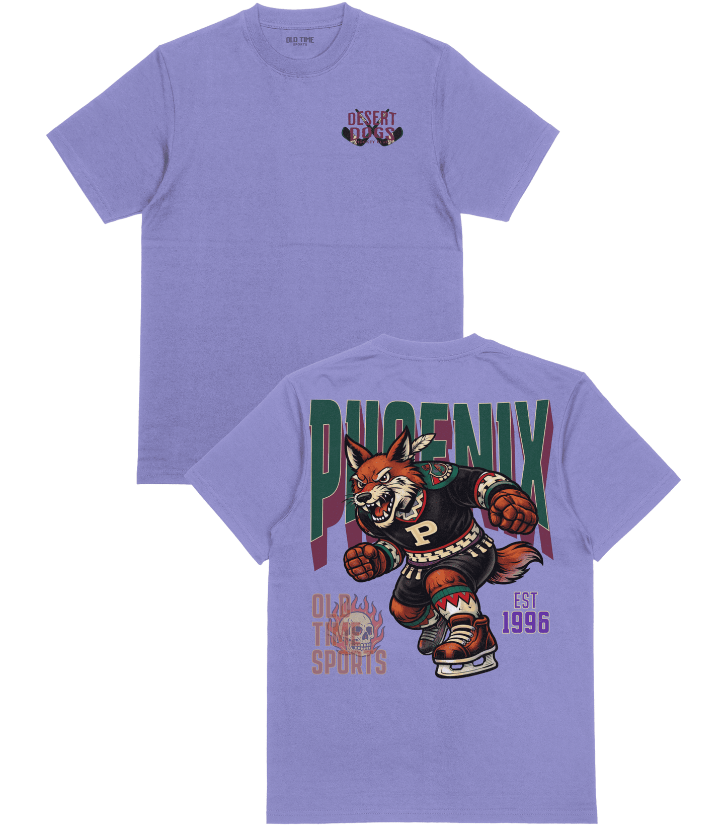 Phoenix "Desert Dogs" Hockey v2 T-Shirt - Old Time Sports