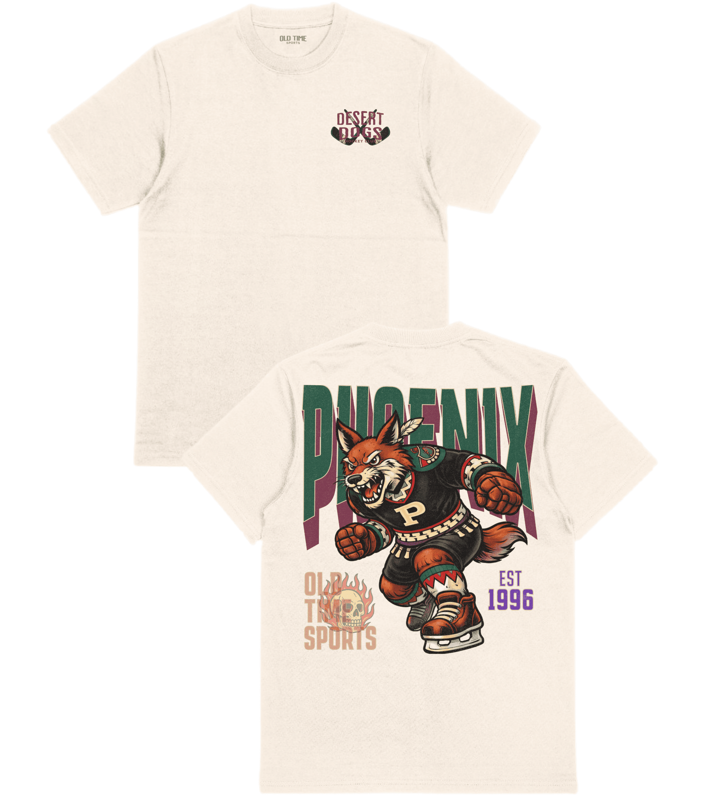 Phoenix "Desert Dogs" Hockey v2 T-Shirt - Old Time Sports