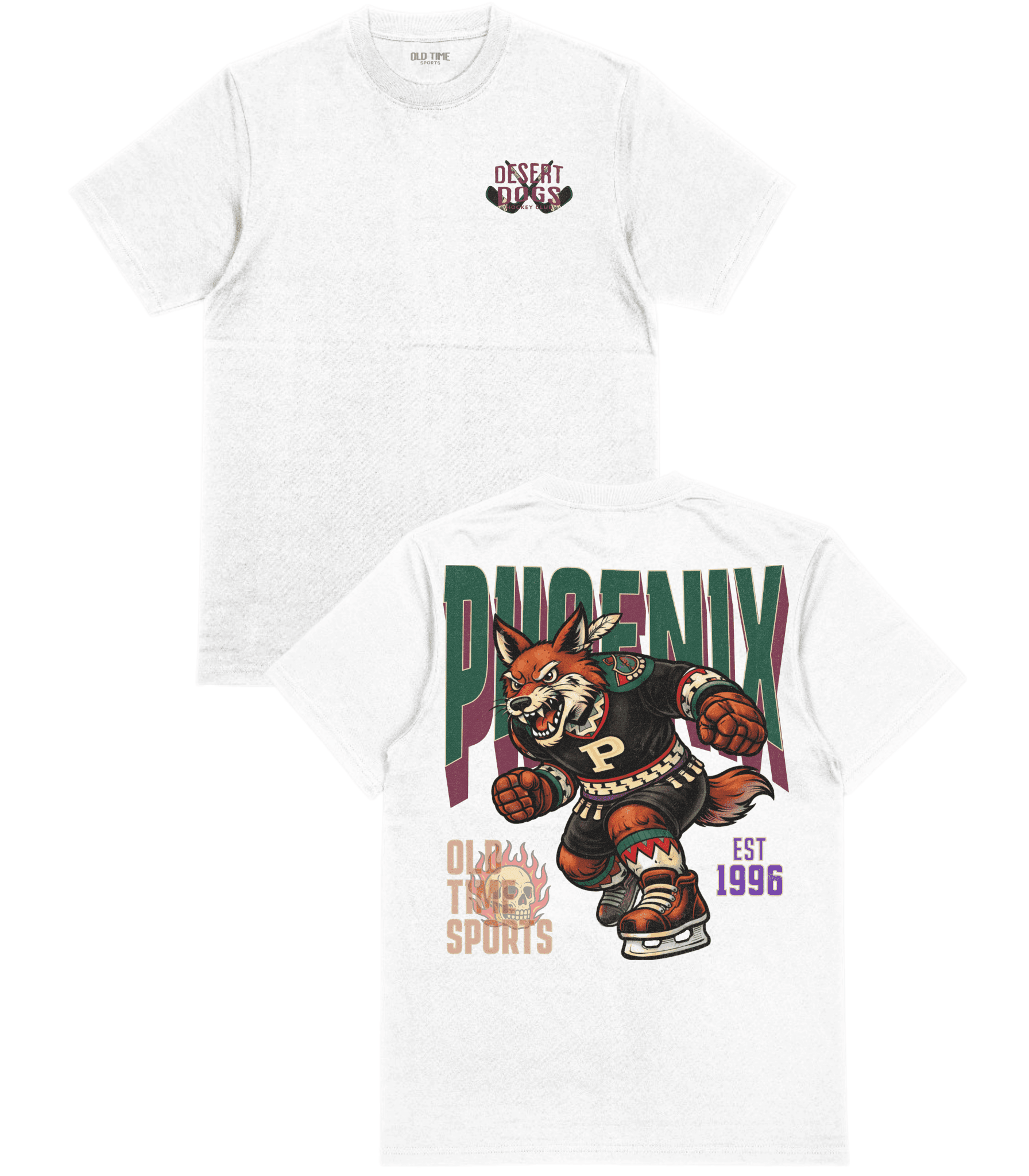 Phoenix "Desert Dogs" Hockey v2 T-Shirt - Old Time Sports