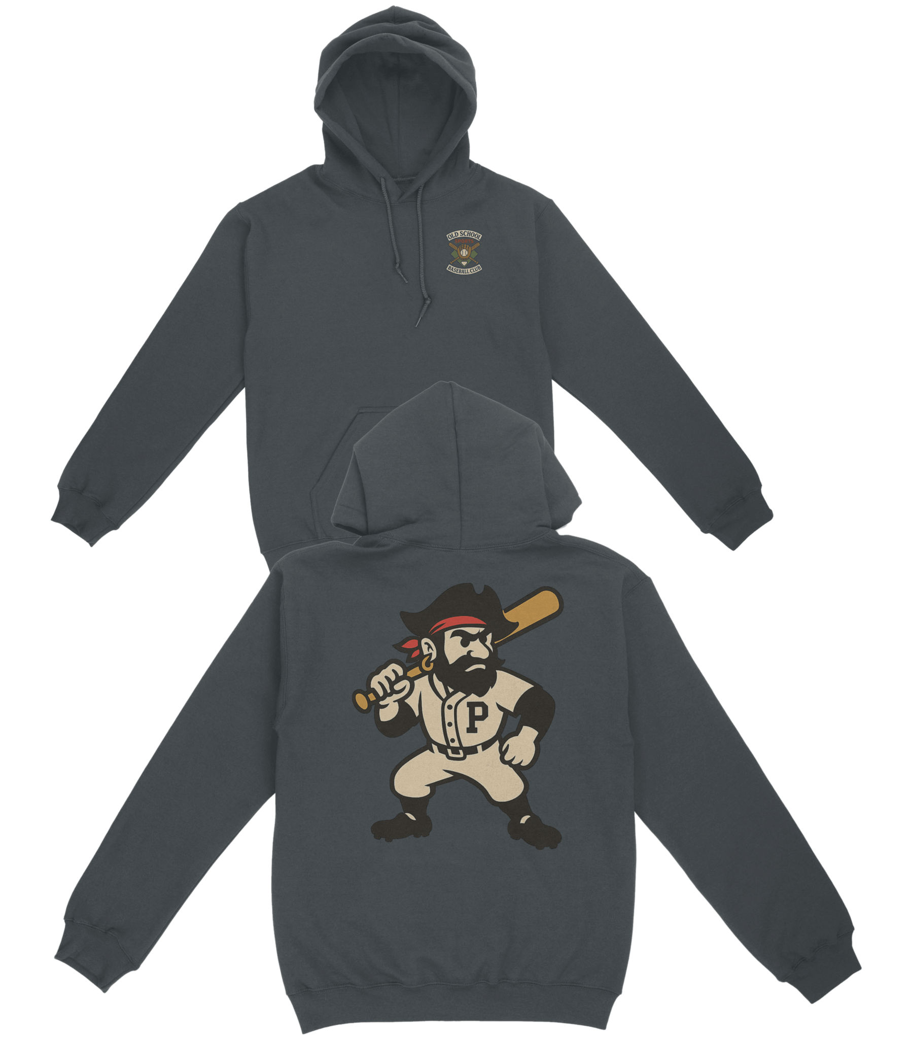 Pittsburgh Baseball v3 Basic Hoodie - Old Time Sports