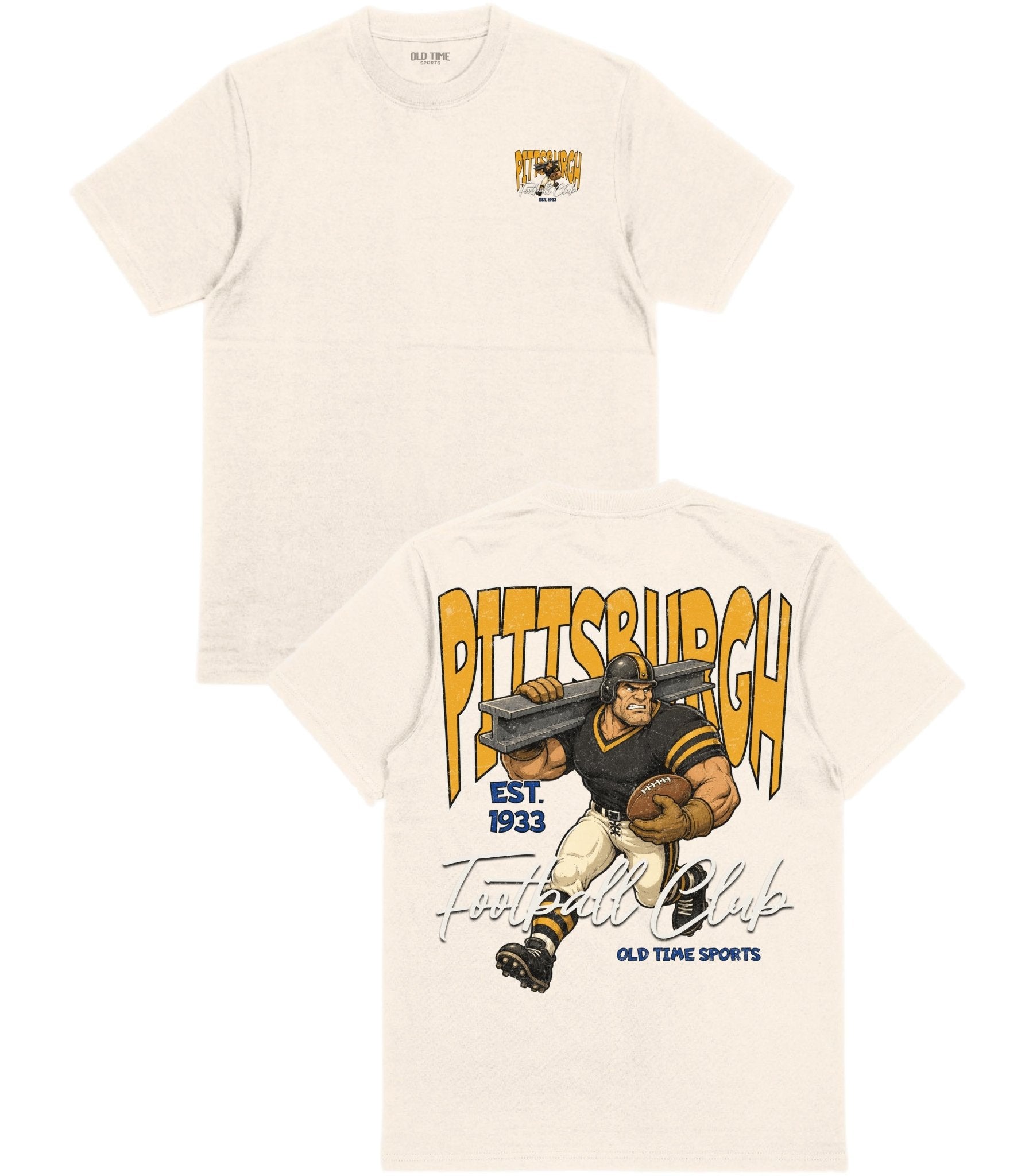 Pittsburgh Football 1933 T-Shirt - Old Time Sports