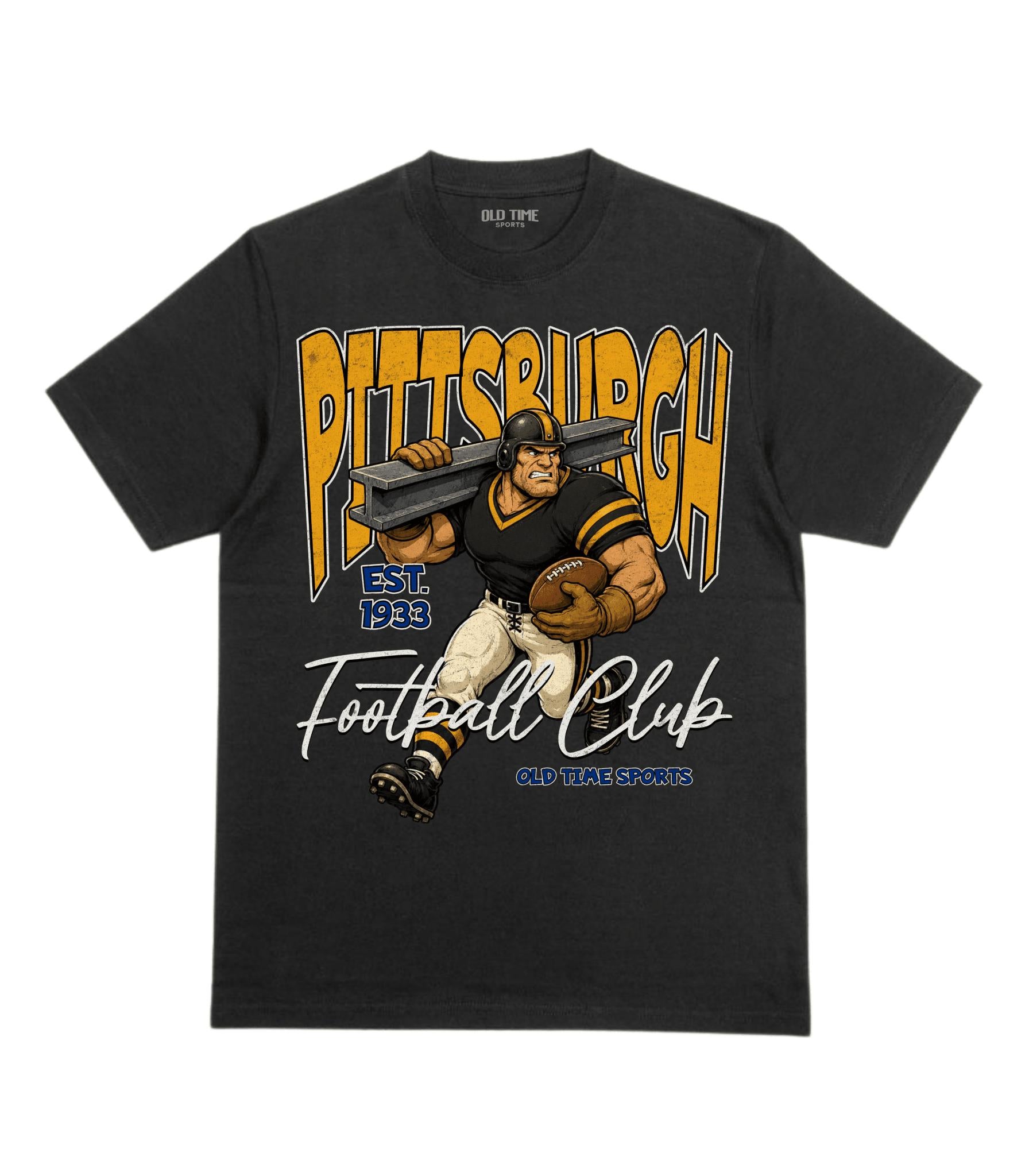 Pittsburgh Football 1933 v2 T-Shirt - Old Time Sports