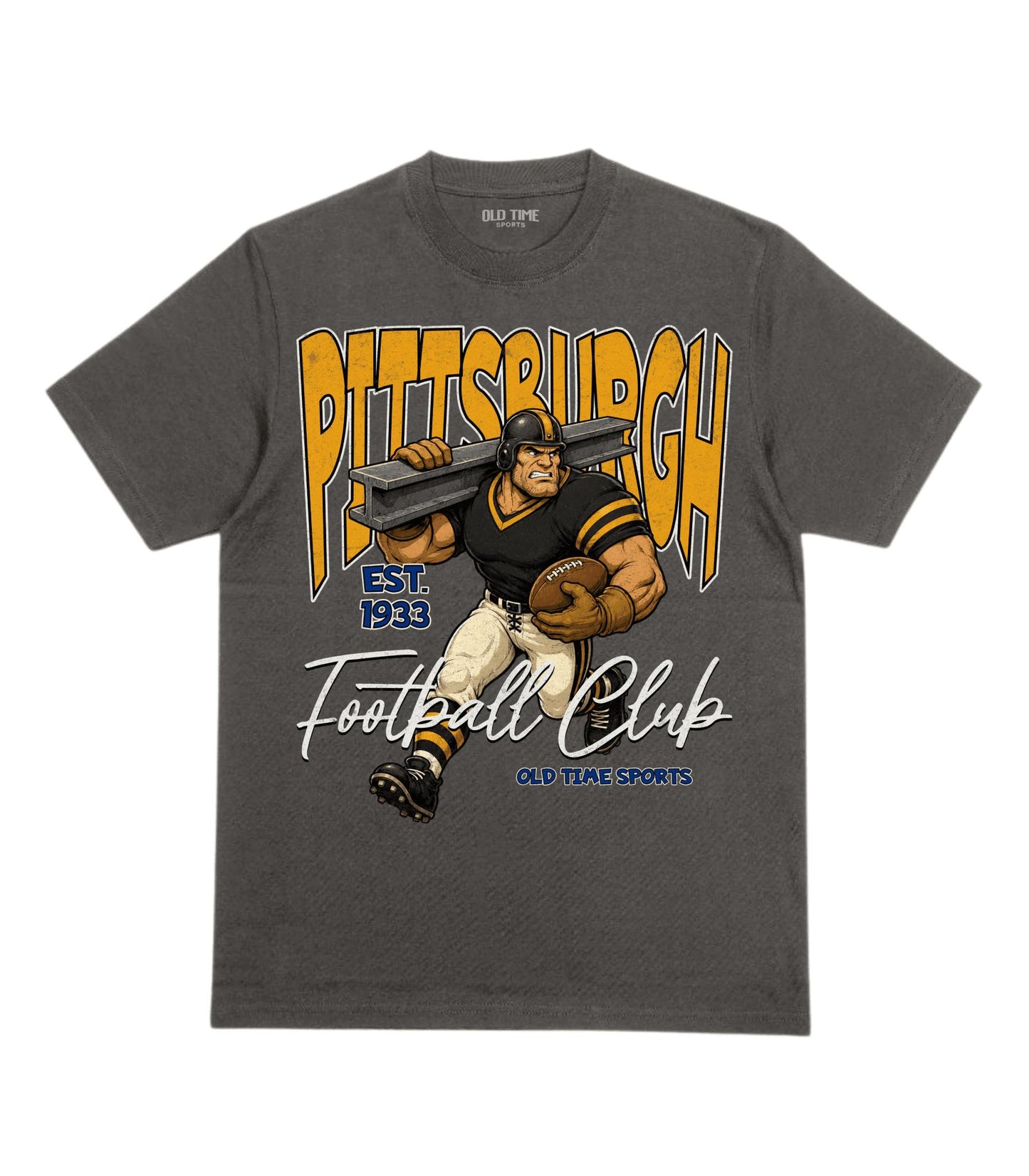 Pittsburgh Football 1933 v2 T-Shirt - Old Time Sports