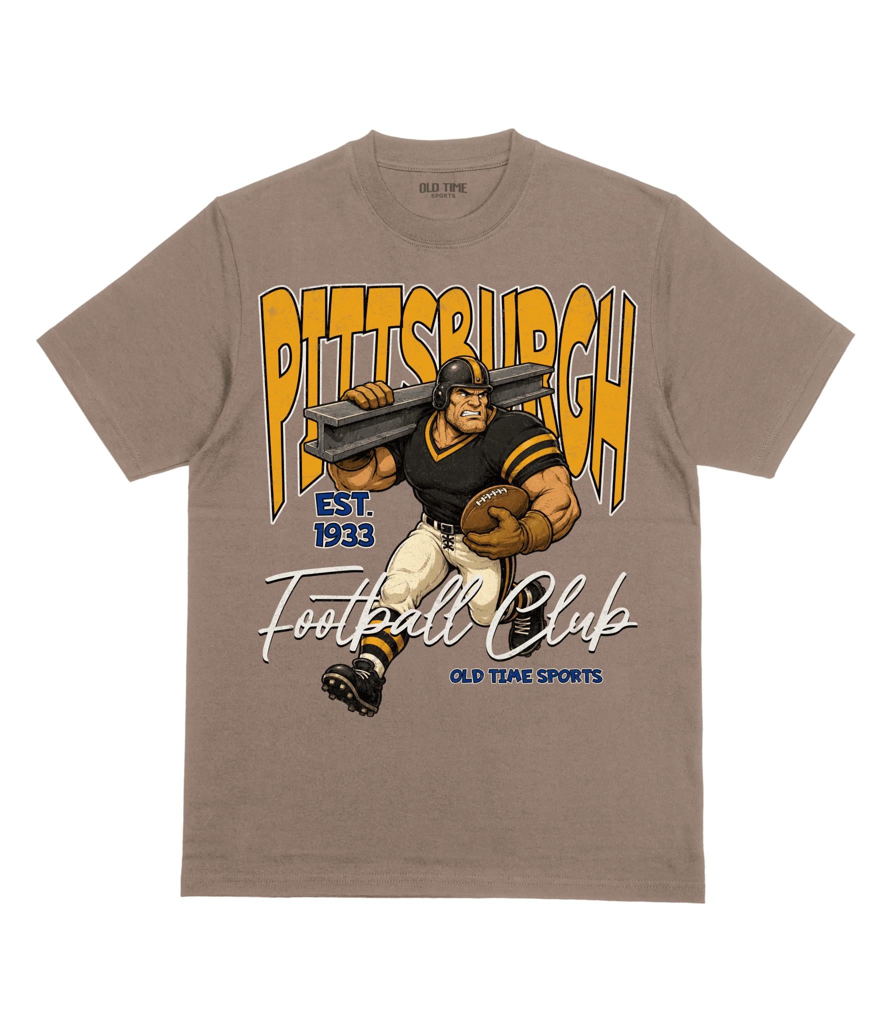 Pittsburgh Football 1933 v2 T-Shirt - Old Time Sports