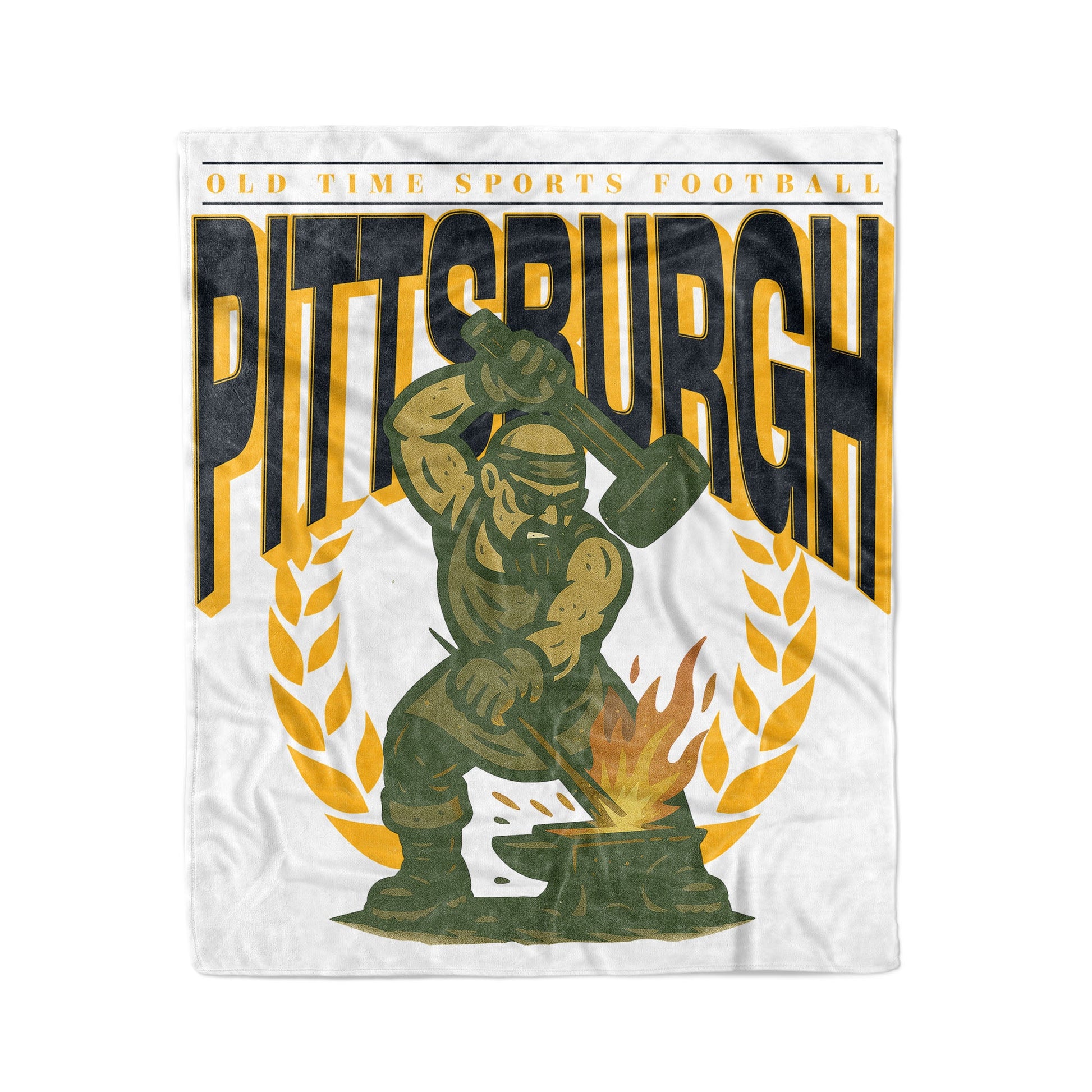 Pittsburgh Football 50x60in Fleece Blanket - Old Time Sports