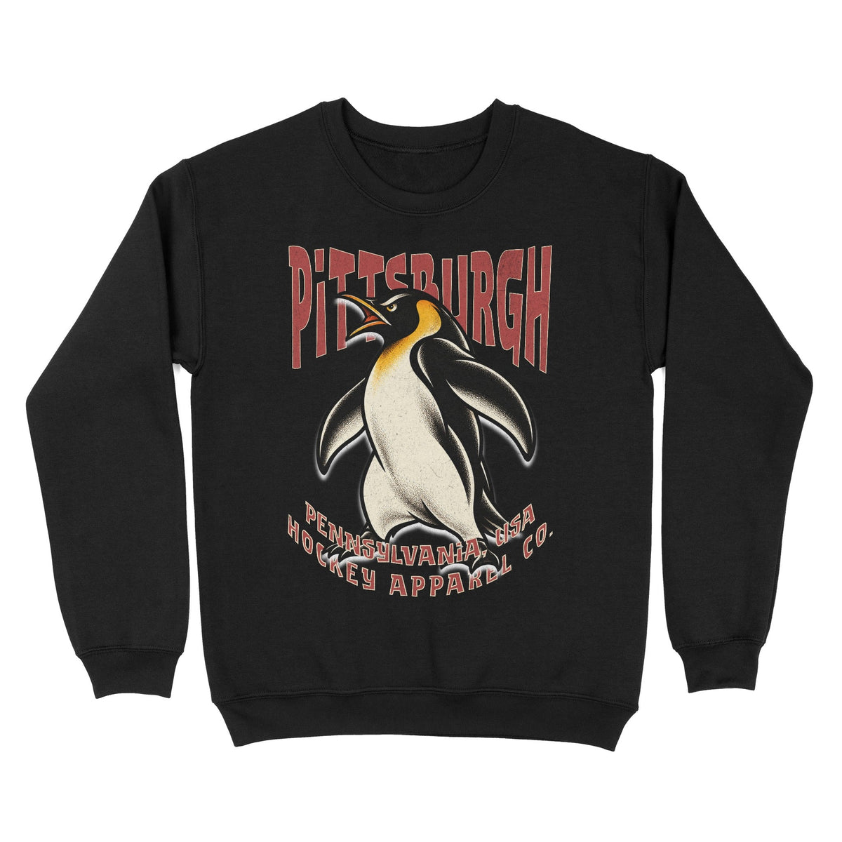 Pittsburgh Hockey Appl. Crewneck - Old Time Sports