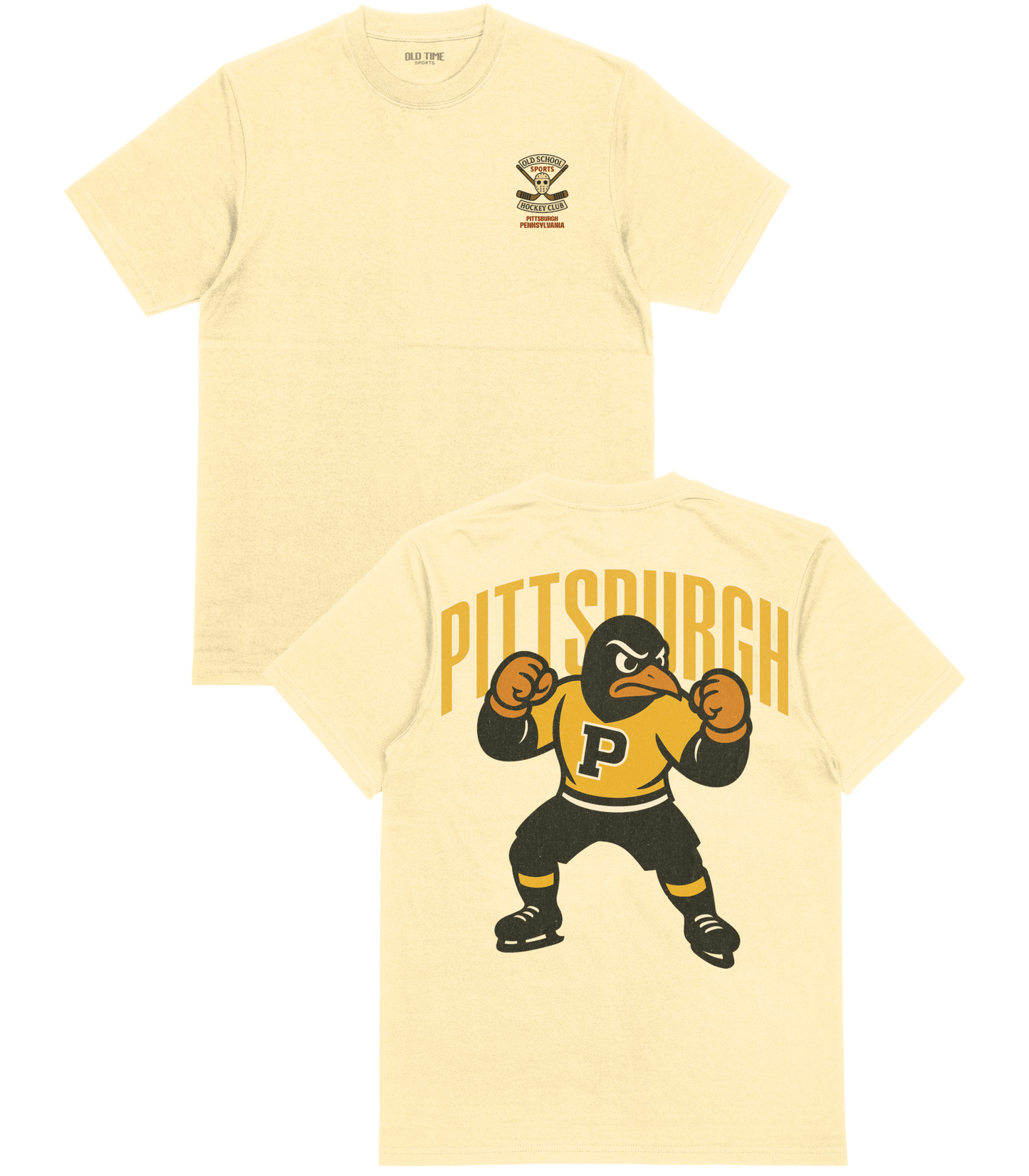 Pittsburgh Hockey v1 T-Shirt - Old Time Sports