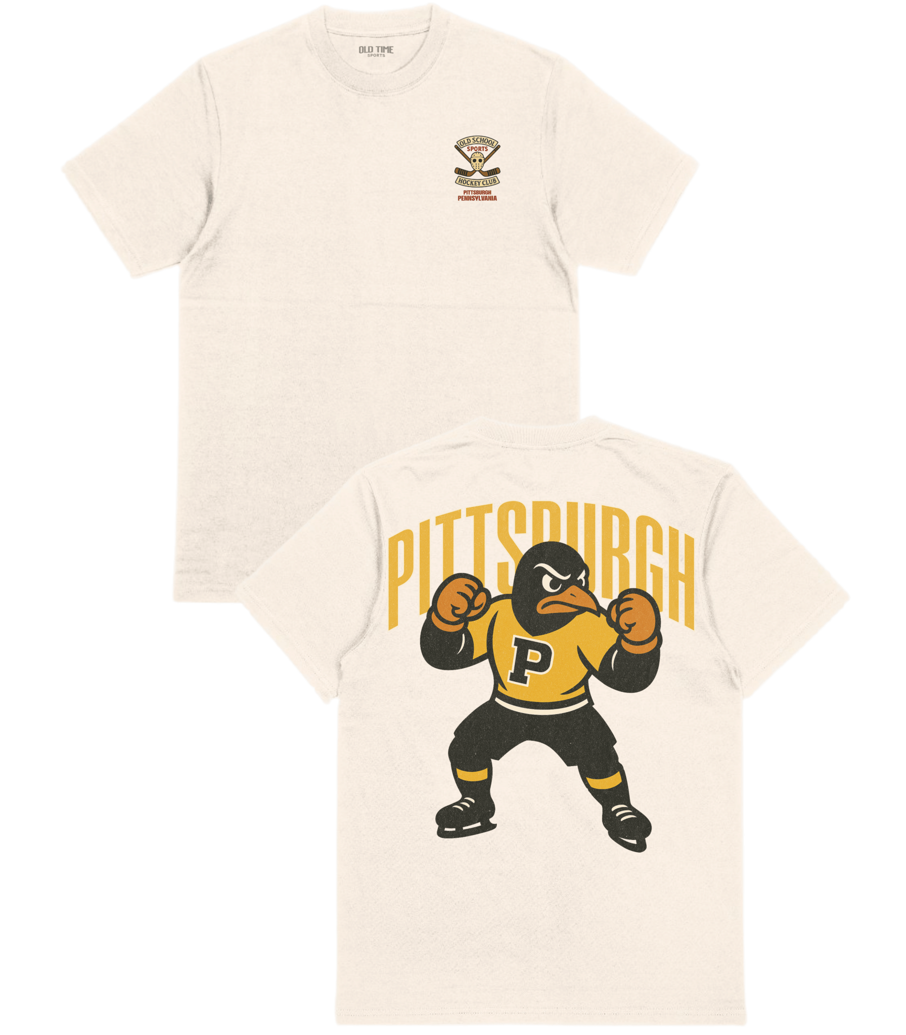 Pittsburgh Hockey v1 T-Shirt - Old Time Sports