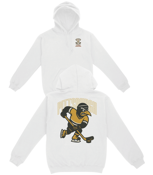 Pittsburgh Hockey v2 Basic Hoodie - Old Time Sports