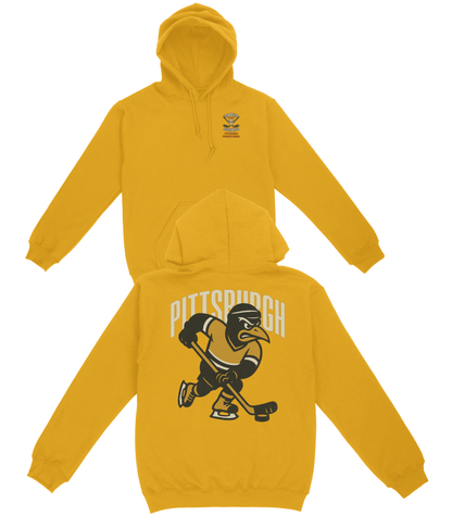 Pittsburgh Hockey v2 Basic Hoodie - Old Time Sports