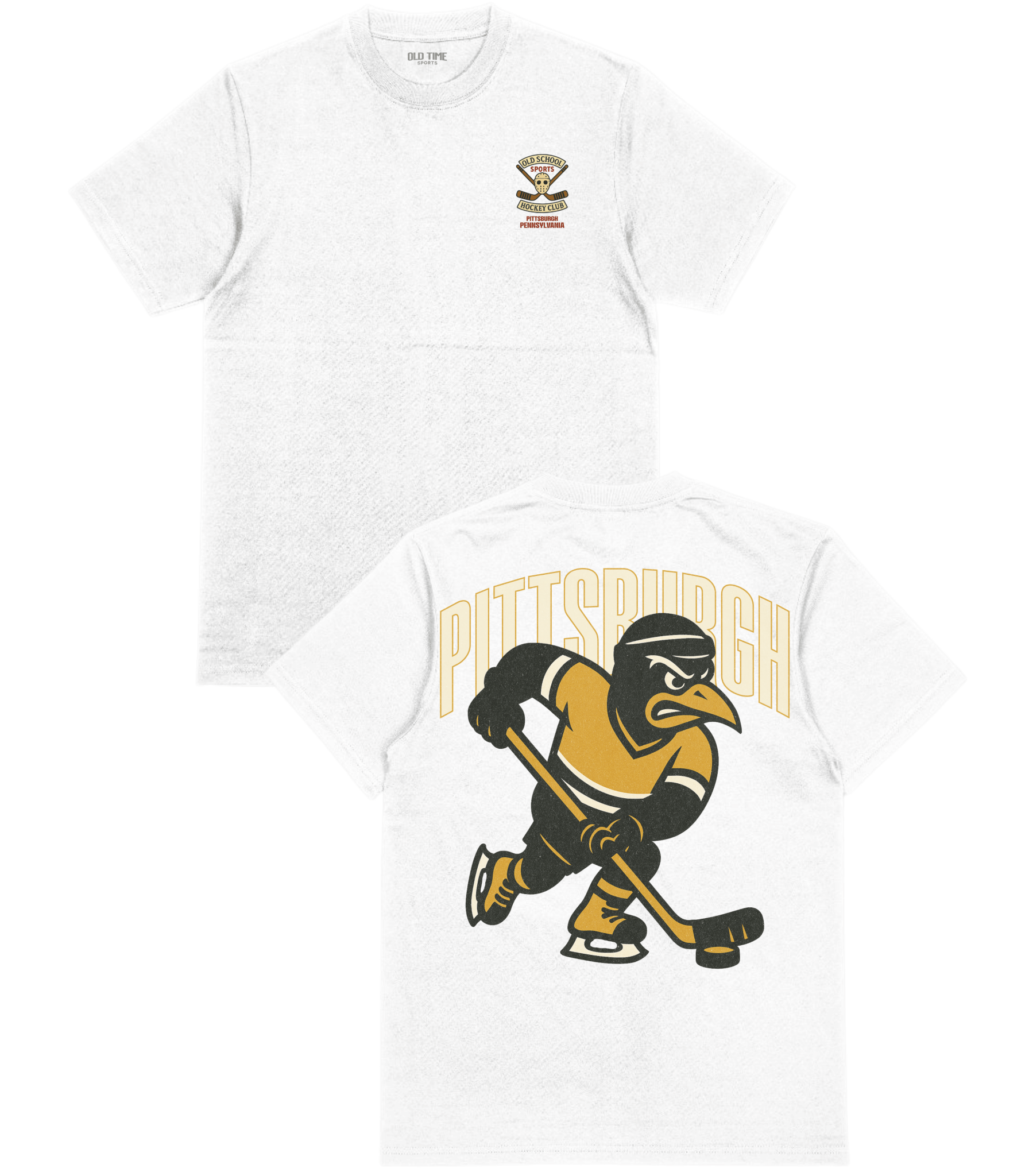 Pittsburgh Hockey v2 T-Shirt - Old Time Sports