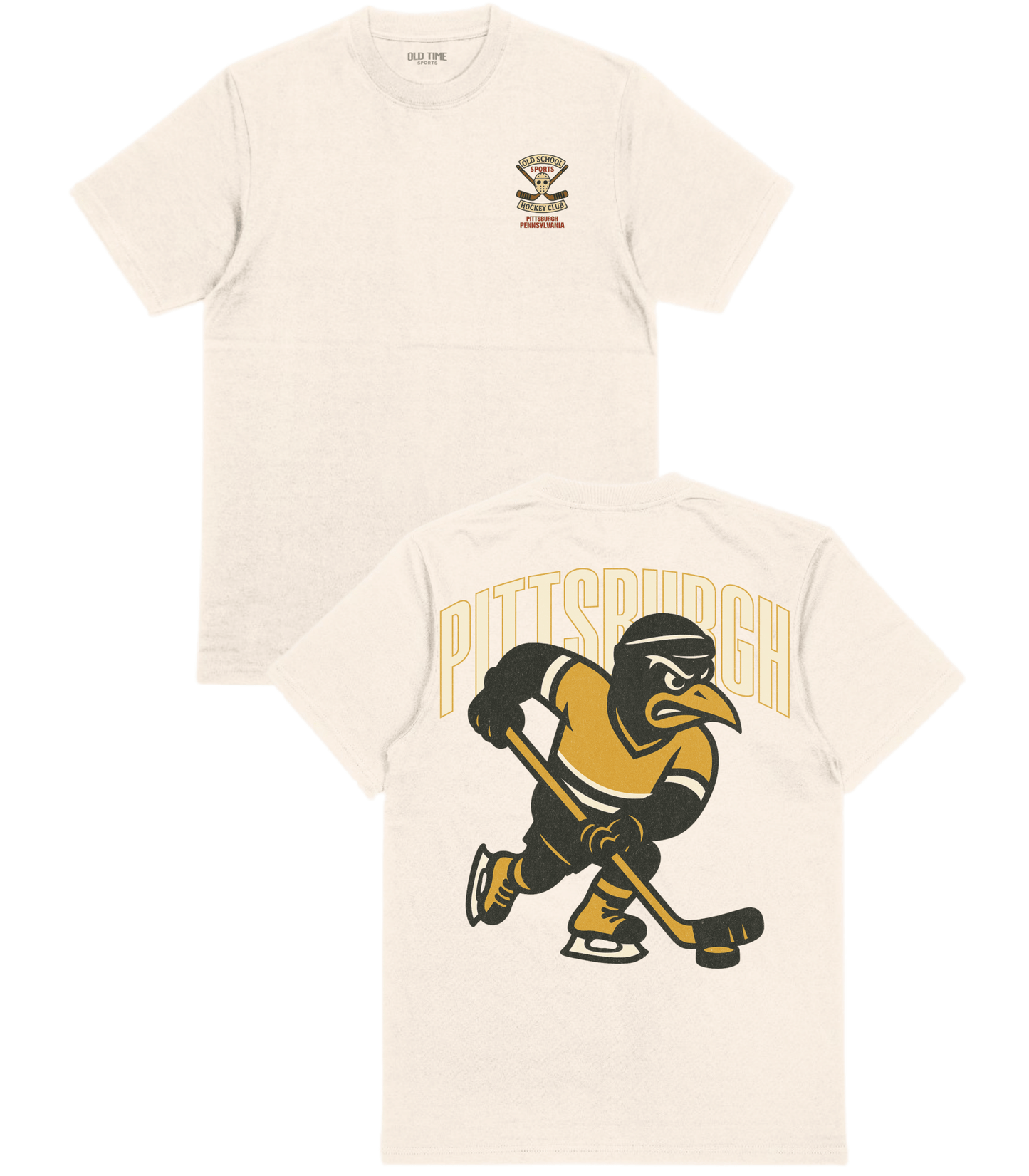 Pittsburgh Hockey v2 T-Shirt - Old Time Sports