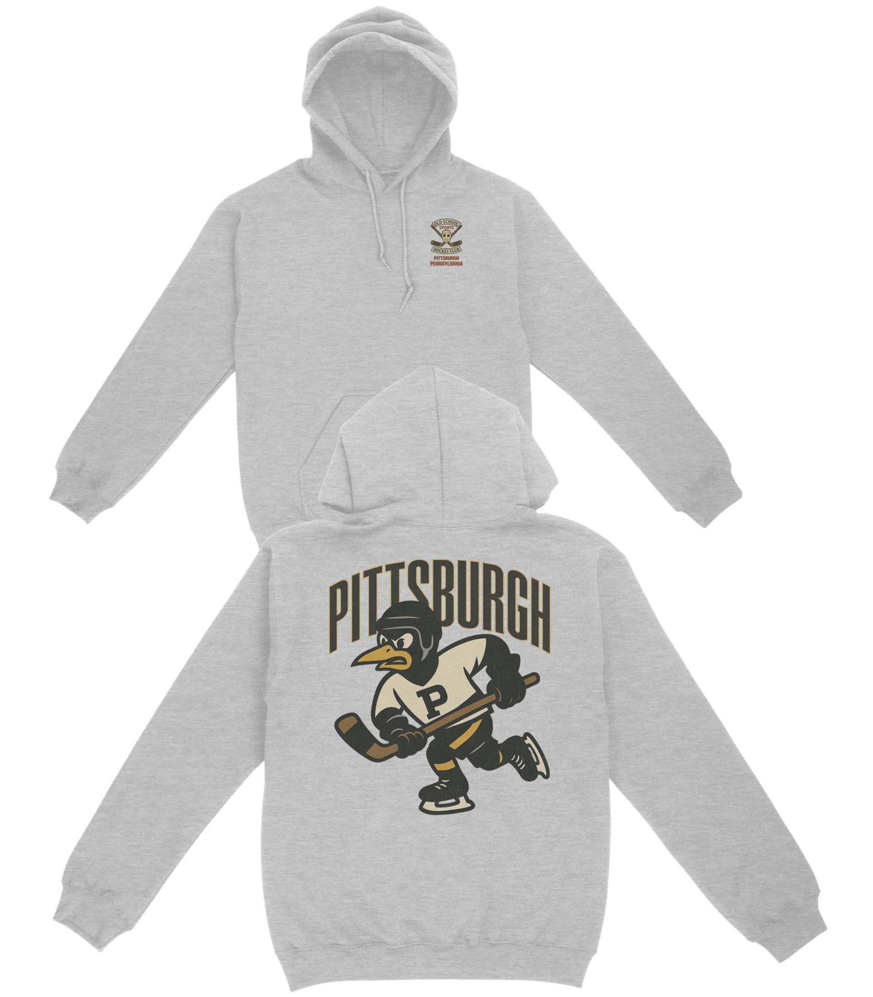 Pittsburgh Hockey v3 Basic Hoodie