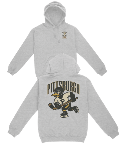 Pittsburgh Hockey v3 Basic Hoodie - Old Time Sports