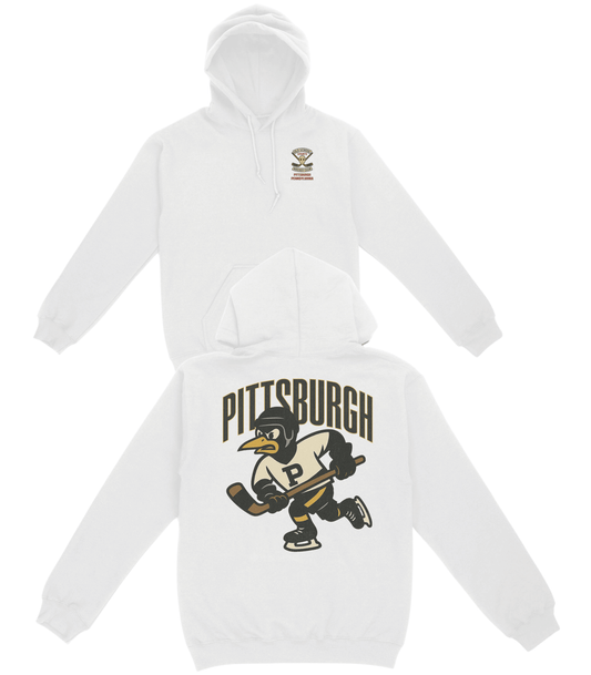 Pittsburgh Hockey v3 Basic Hoodie - Old Time Sports