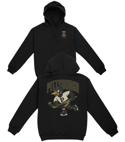 Pittsburgh Hockey v3 Basic Hoodie - Old Time Sports