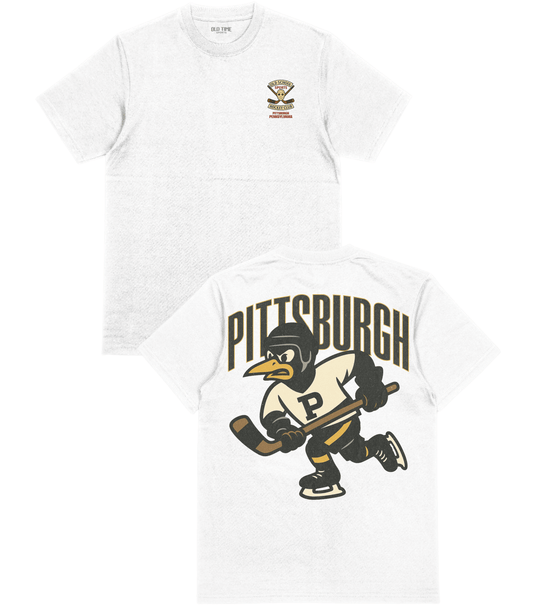 Pittsburgh Hockey v3 T-Shirt - Old Time Sports