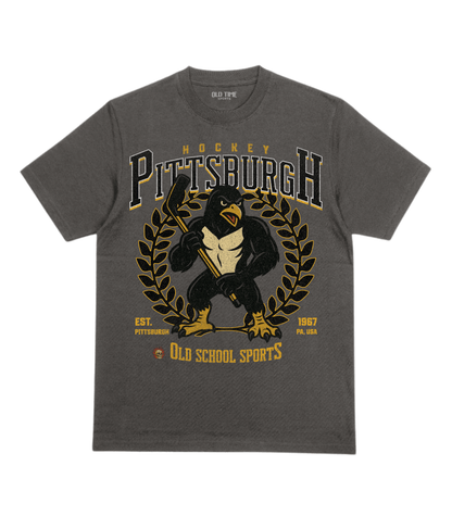 Pittsburgh Hockey v4 T-Shirt - Old Time Sports