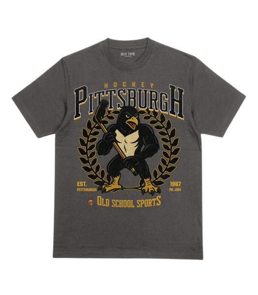 Pittsburgh Hockey v4 T-Shirt - Old Time Sports