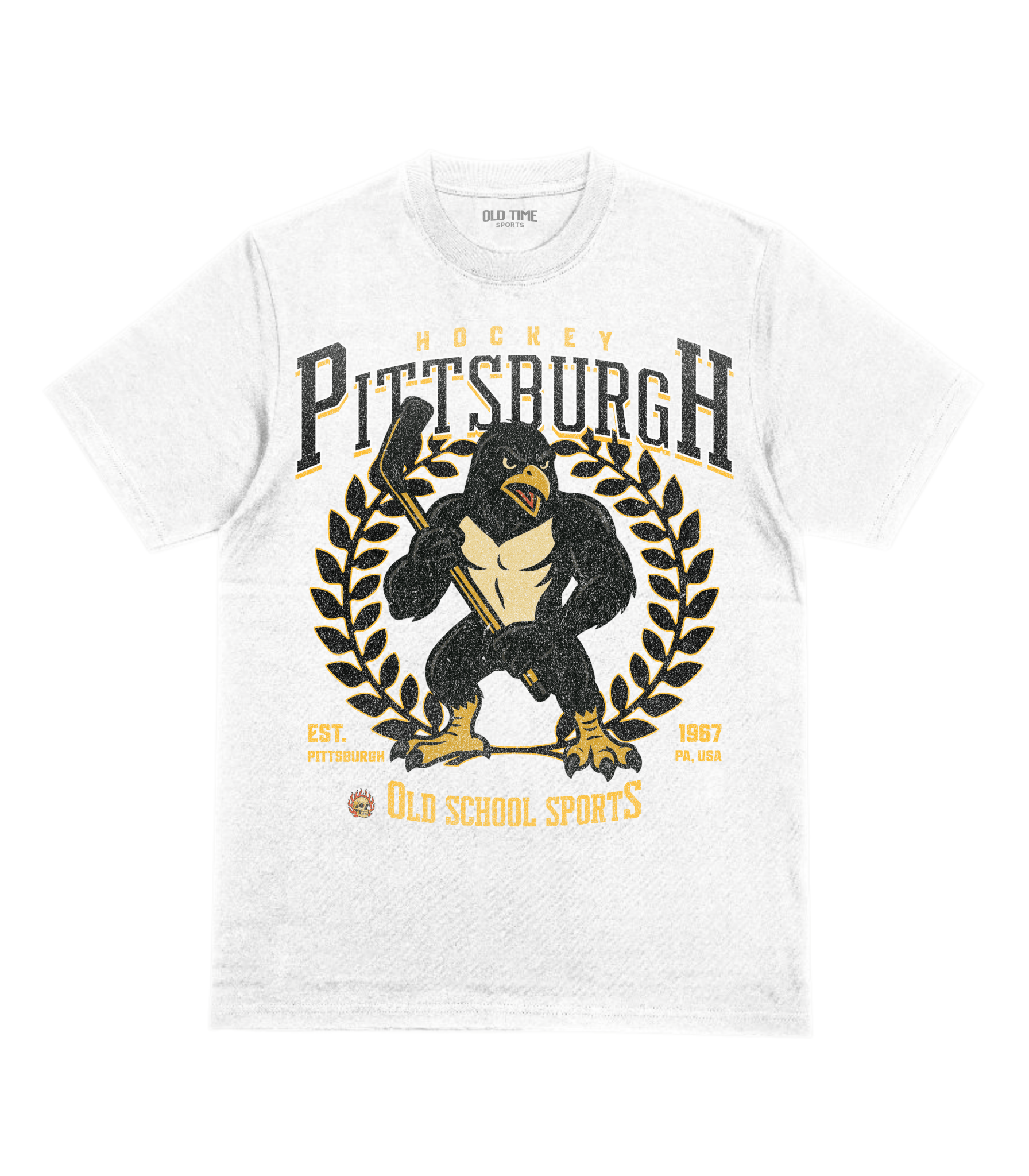 Pittsburgh Hockey v4 T-Shirt - Old Time Sports