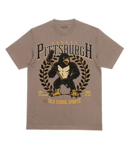Pittsburgh Hockey v4 T-Shirt - Old Time Sports