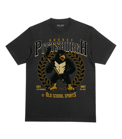 Pittsburgh Hockey v4 T-Shirt - Old Time Sports