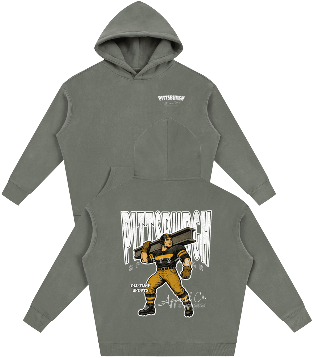 Pittsburgh Sportswear Warmup Hoodie - Old Time Sports