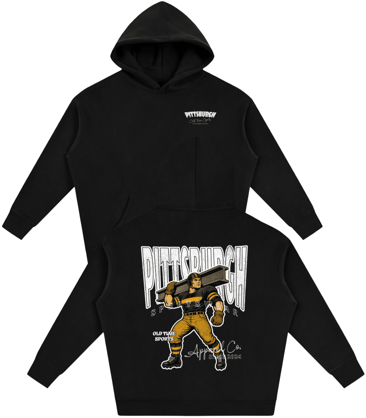 Pittsburgh Sportswear Warmup Hoodie - Old Time Sports