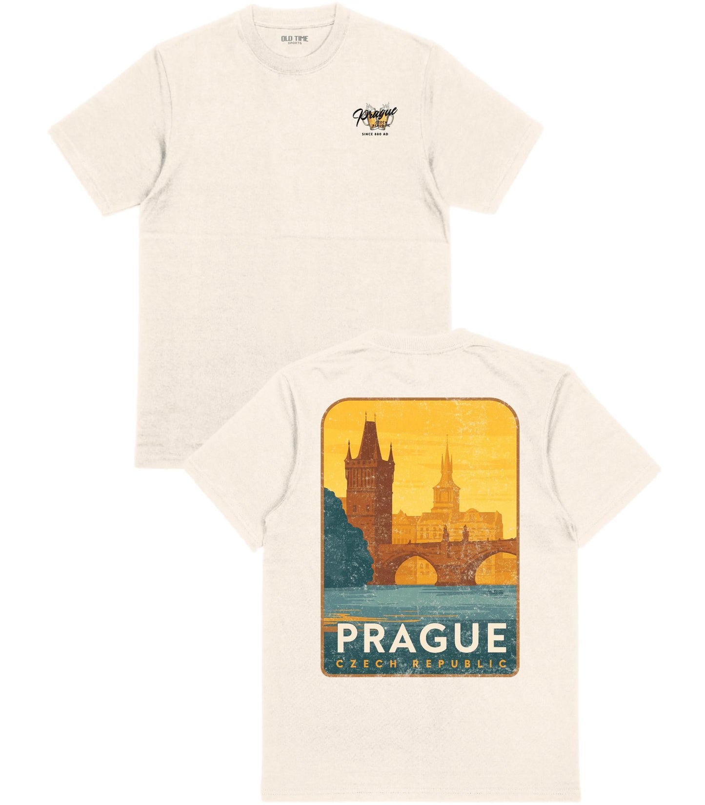 Prague T-Shirt - Old Time Sports