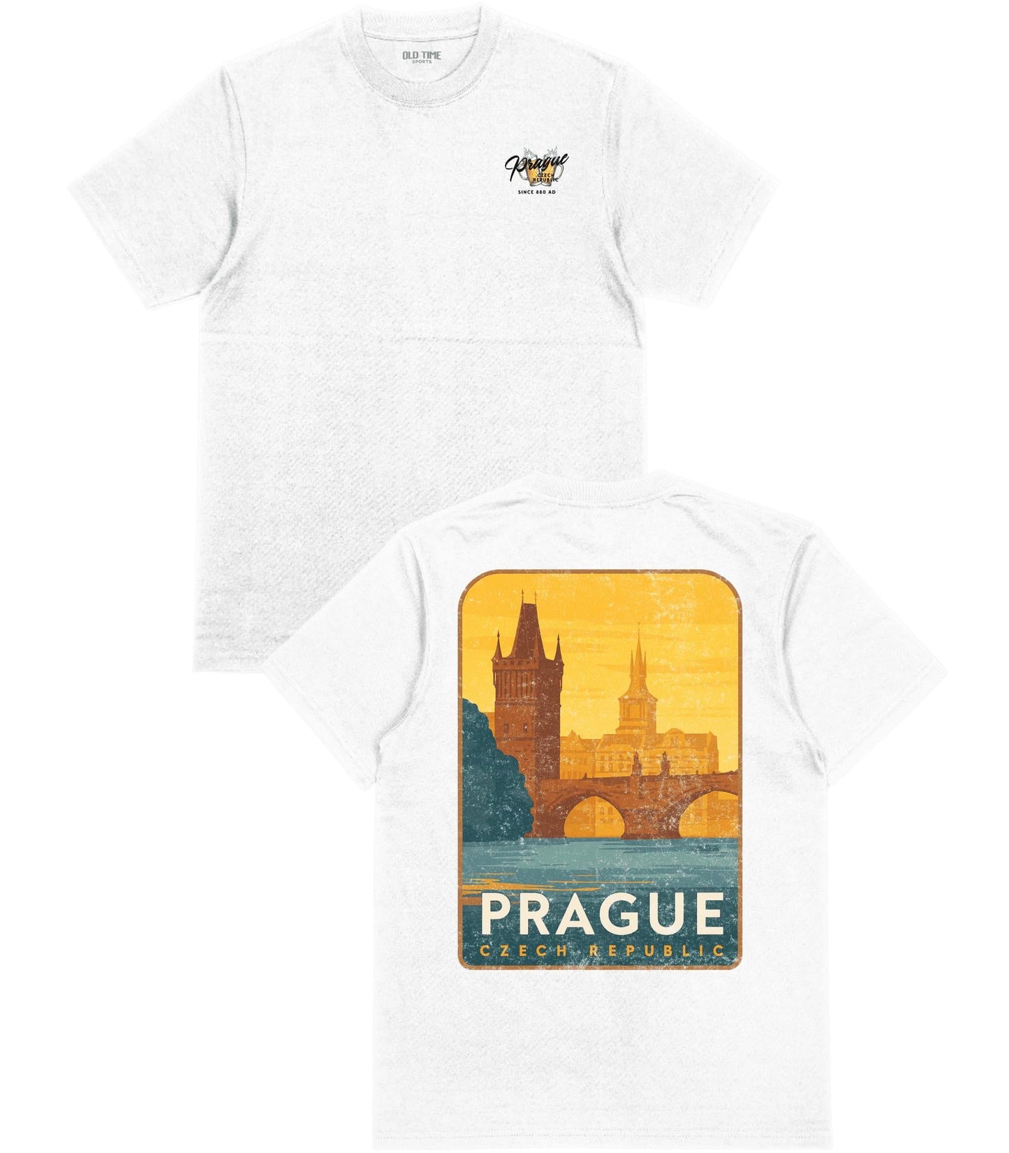 Prague T-Shirt - Old Time Sports