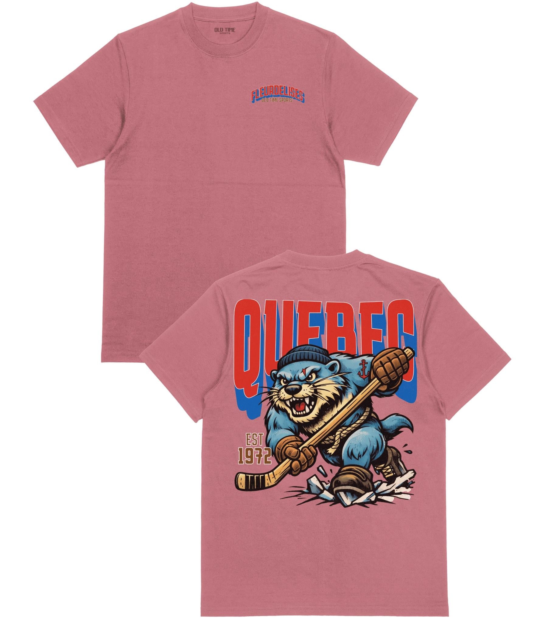 Quebec "Fleurdelises" Hockey T-Shirt