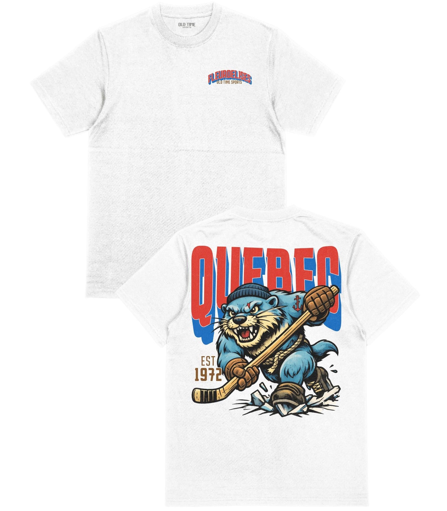 Quebec "Fleurdelises" Hockey T-Shirt