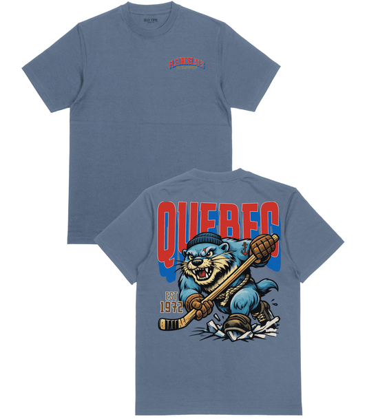 Quebec "Fleurdelises" Hockey T-Shirt - Old Time Sports
