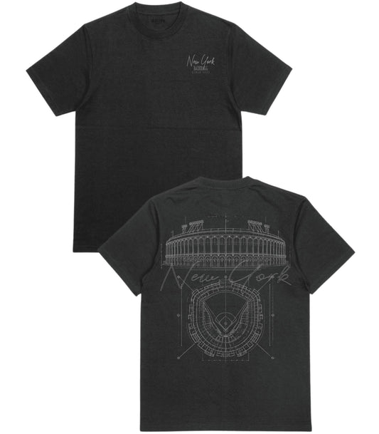 Queens Blueprints T-Shirt - Old Time Sports