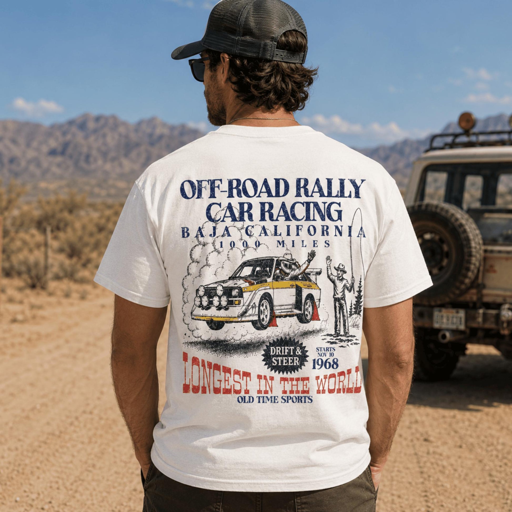 Rally Car T-Shirt - Old Time Sports