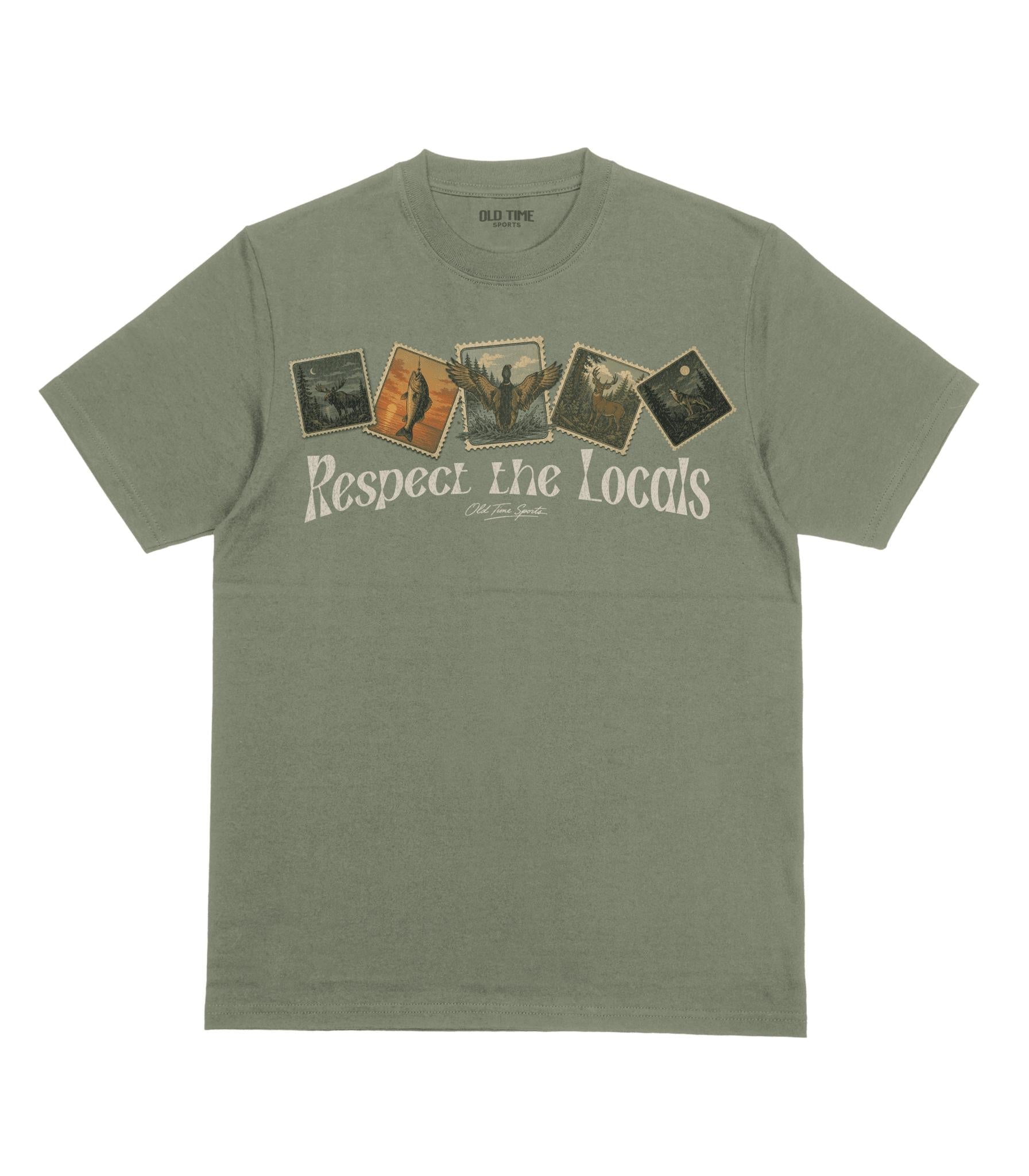 Respect the Locals T-Shirt - Old Time Sports