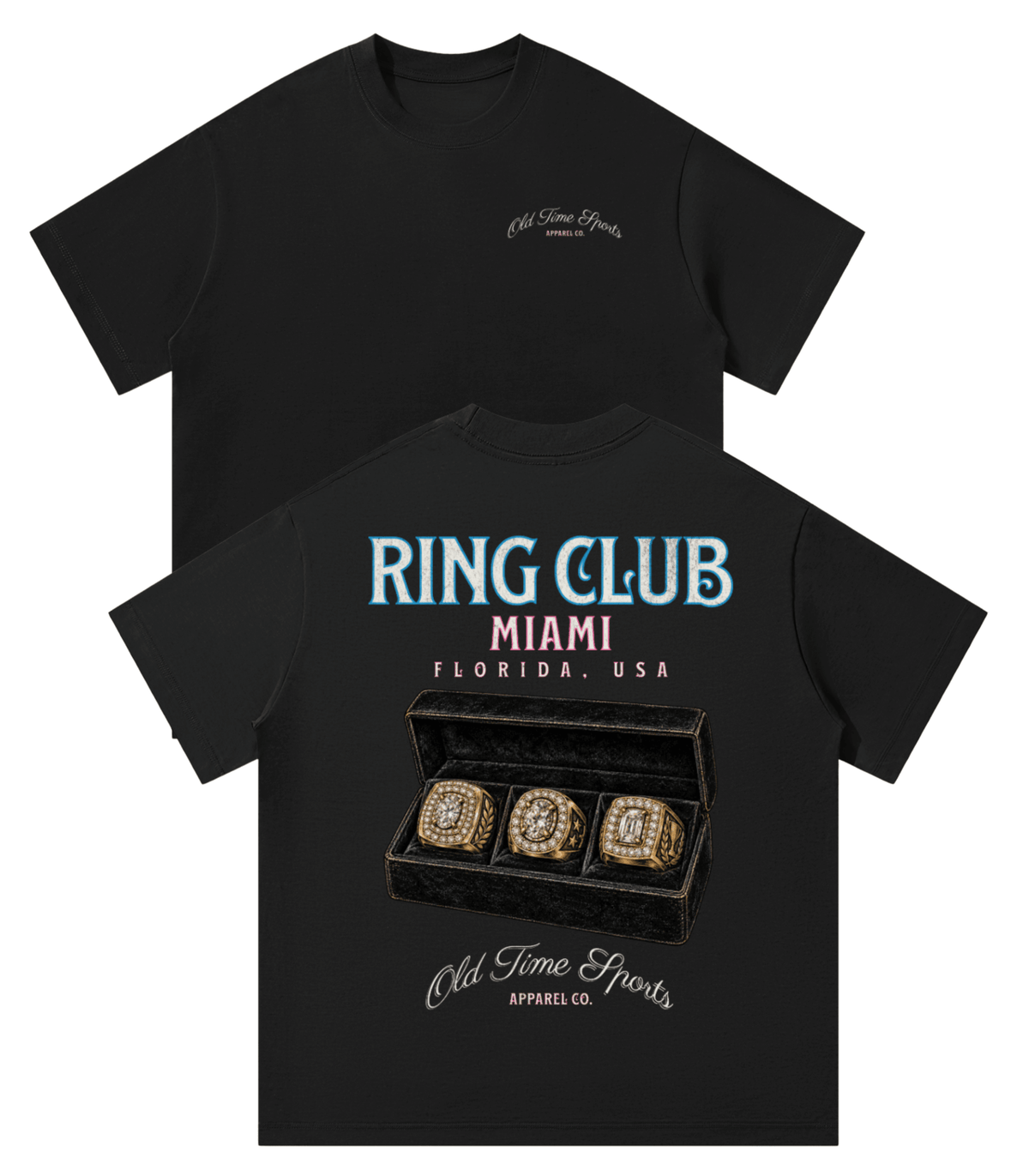Ring Club Miami Heavyweight Tee - Old Time Sports