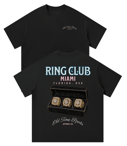 Ring Club Miami Heavyweight Tee - Old Time Sports