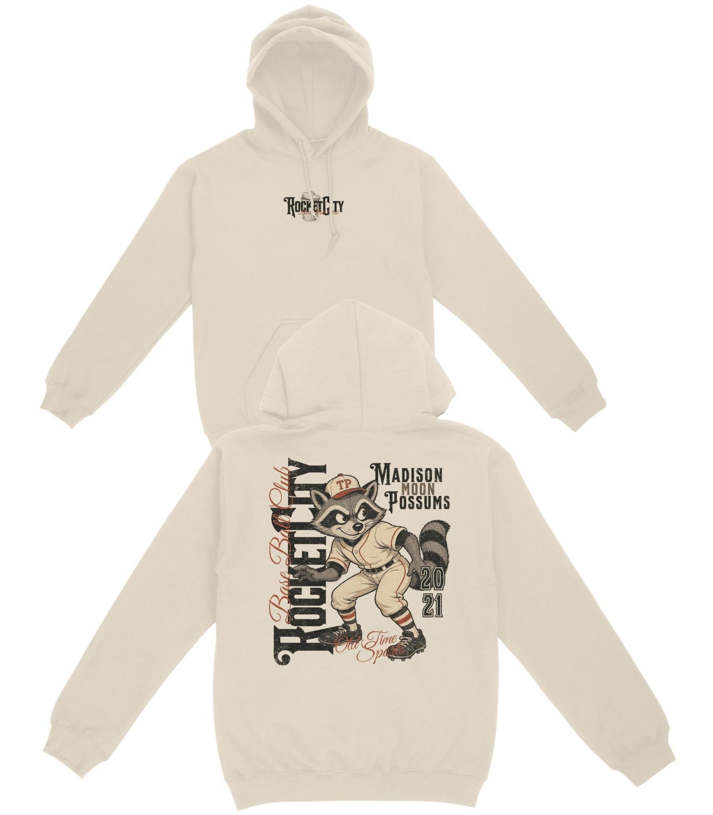 Rocket City Base Ball Club Basic Hoodie - Old Time Sports
