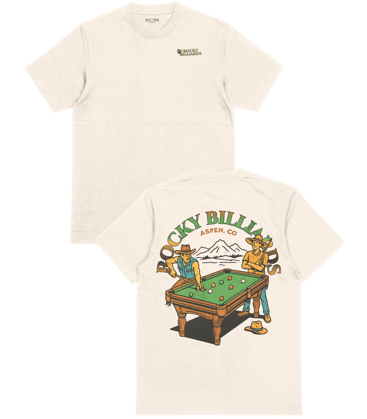 Rocky Billiards T-Shirt - Old Time Sports