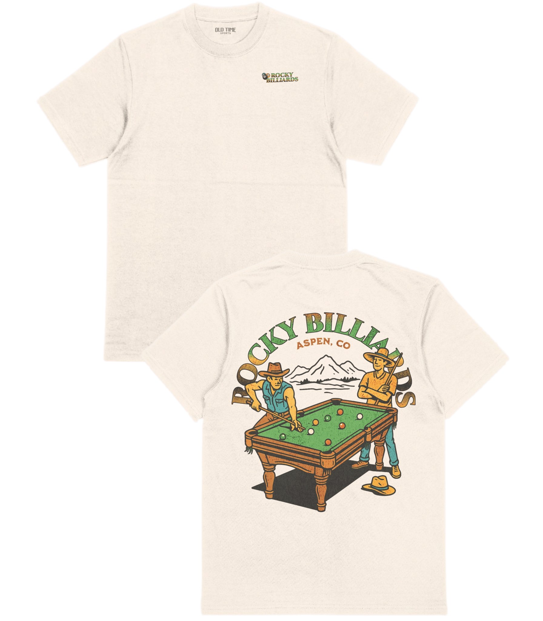 Rocky Billiards T-Shirt - Old Time Sports