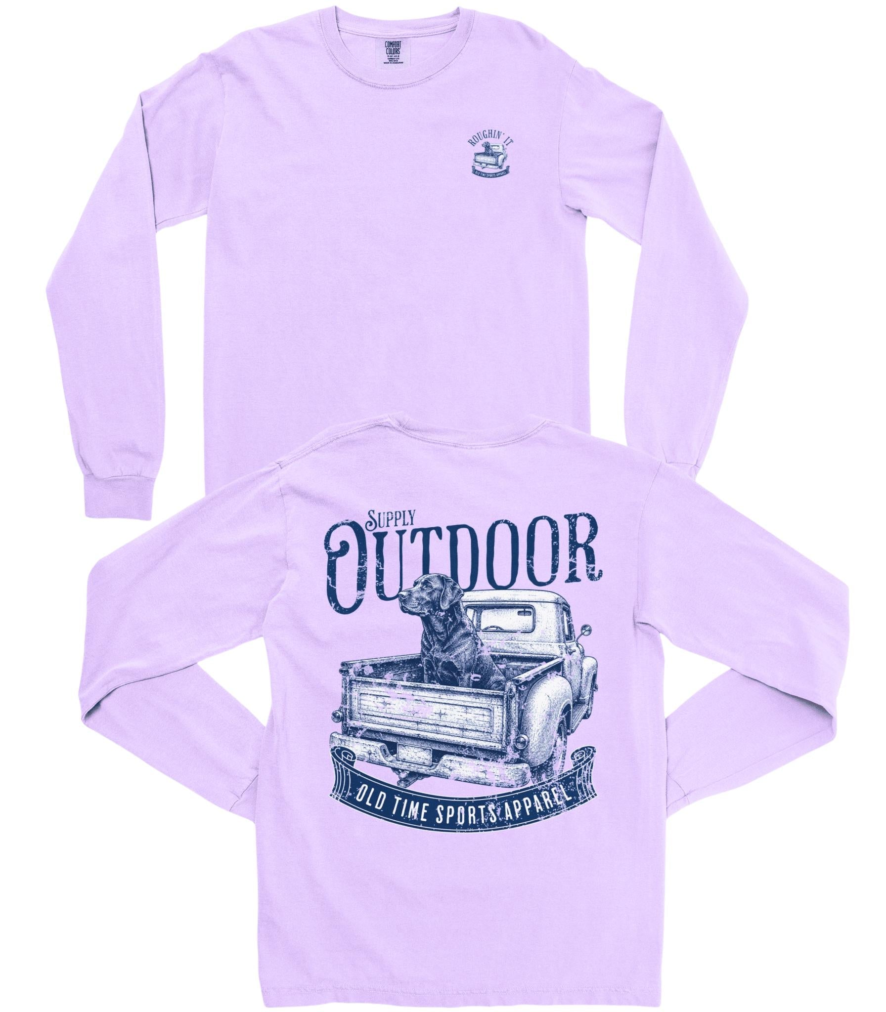 Roughin' It Long-Sleeve Tee - Old Time Sports